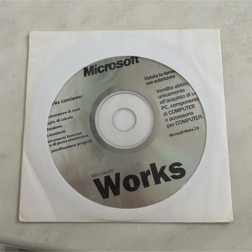 Microsoft works suite - microsoft,