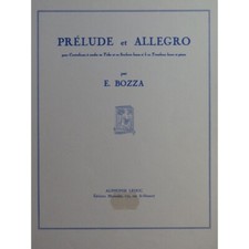 Bozza Eugene Prelude e Allegro