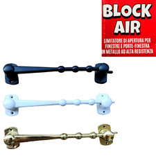 Block Air Limitatore porte Apertura Finestre persiane Fermaporta Chiavistello