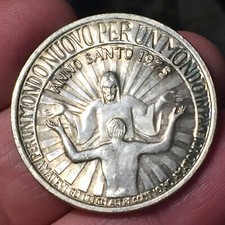 ANNO SANTO 1975 MEDAGLIA  PER UN MONDO NUOVO PER UN MONDO IN PACE CHIESA