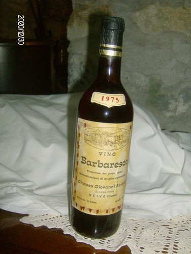 Bottiglia vintage barbaresco - bottiglia,