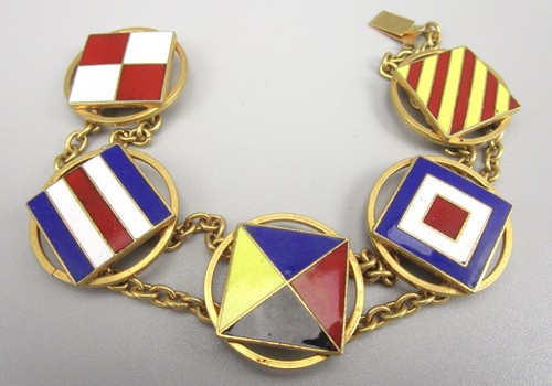 Raro bracciale smaltato - raro, tema