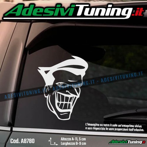 Adesivo joker batman cartoon - joker,