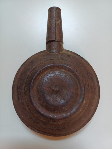 Antica fiaschetta metallo - antica, in