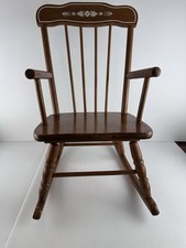 Sedia a dondolo vintage