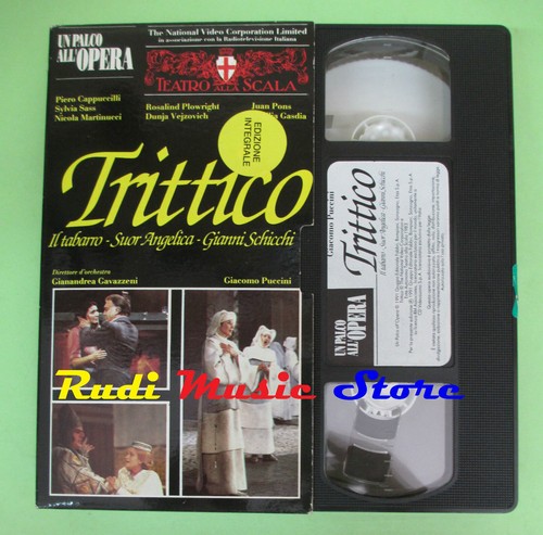 Vhs giacomo puccini trittico - giacomo,