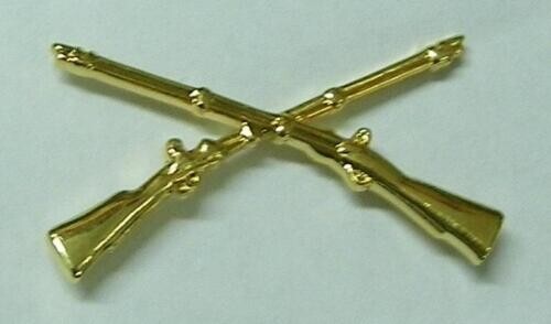 Distintivo metallo fucili - in,