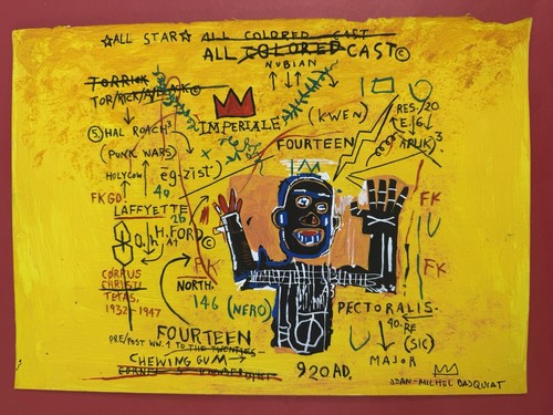 Jean michel basquiat quadro - quadro, su
