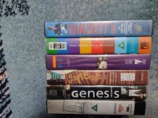 Lotto 6 nastri VHS concerti "famiglia" Genesis