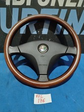 Vol 176 - Volante Alfa Romeo 156 Originale in radica senza airbag