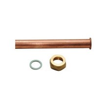 TUBO IN RAME PER CALDAIA DIRITTO CON CALOTTA- 3/4 14x180 mm- DEBOR- pezzi 1