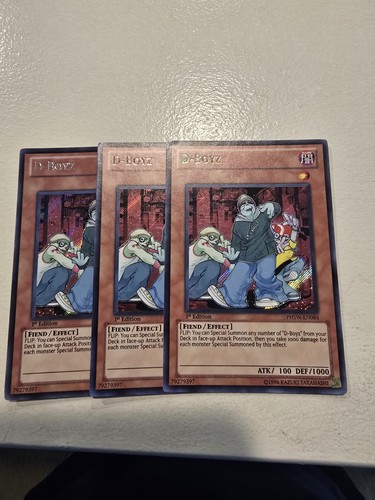 D boyz rara - yu-gi-oh!, 3x