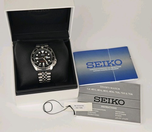 Seiko skx007k2 black dial - skx007k2,