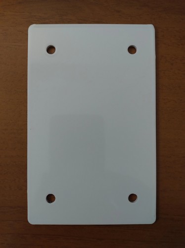Placca cieca spessorata per