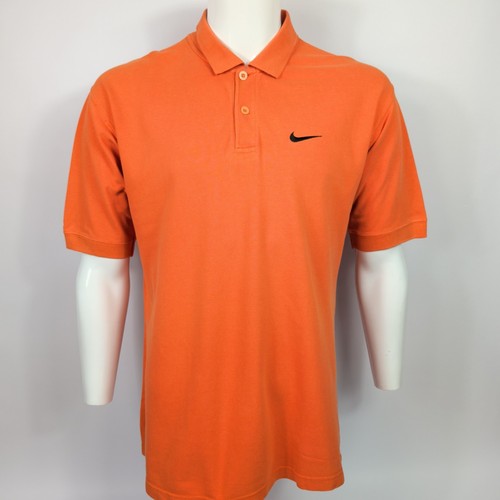 Y2k nike polo uomo arancione - polo,