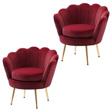 HOMCOM Set 2 Poltroncine da