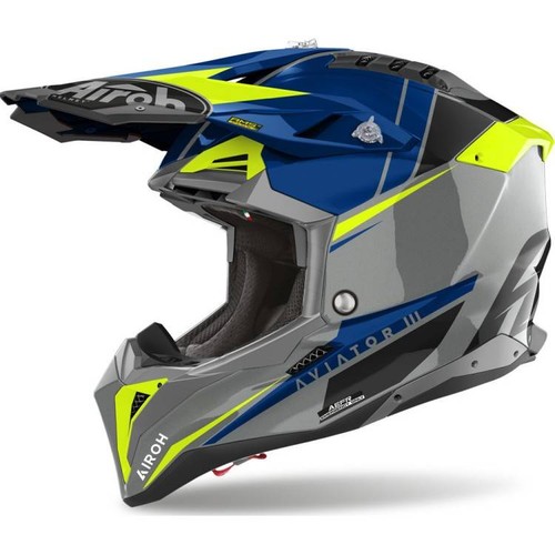 Casco aviator push blu - casco,