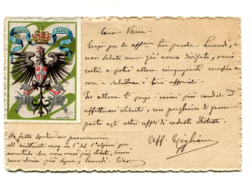 Alpini cartoline gruppo - alpini,
