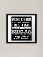Video editor stampa artistica