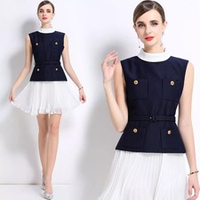 Vestito blu marino - blu,