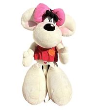 DIDDLINA Bianca Vestitino Rosso Peluche Gigante 110 cm Salva Notti Bimbi