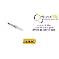 529 CALOTTA TRASPARENTE ZECA RICAMBIO PER LAMPADE SERIE 329