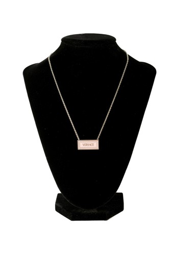 Collana versace colore argento - collana,