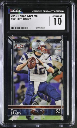 Tom brady 2015 topps chrome - tom,