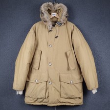 Giacca vintage WOOLRICH uomo M media artica parka pelliccia di coyote piumino made in USA