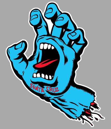 Santa cruz sticker - sticker, vinyle
