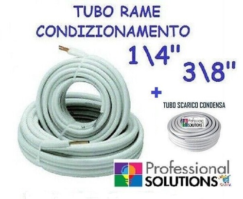 Tubo rame 8 kit 1 - +, 3/8