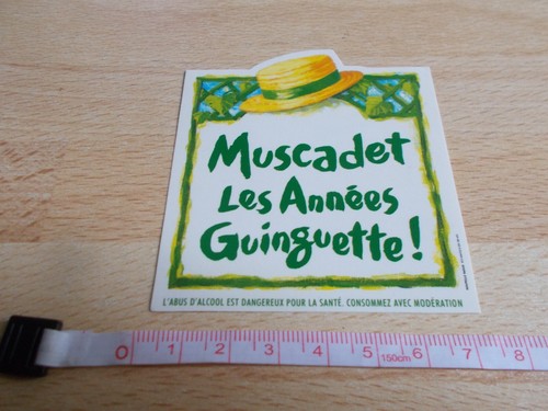 Autocollant vin muscadet - autocollant,