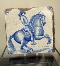 Antica piastrella olandese blu