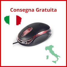 Mouse Mini USB con Filo Ottico
