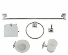 SET BAGNO 6 ACCESSORI PORTA
