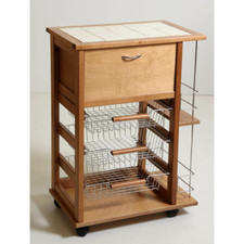 Carrello portafrutta portapane
