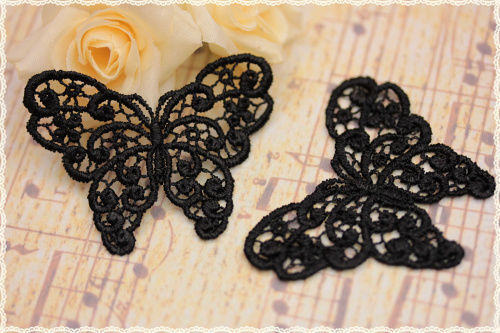 Coppia pizzo macramè forma