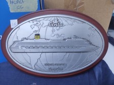 TARGA COSTA PACIFICA COSTA CLUB MODELLINO NAVE (costa crociere)