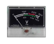 Voltmetro analogico - voltmetro, da