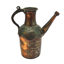 ANTICO VERSATOIO BROCCA CARAFFA RAME FINE XIX SECOLO OGGETTO di ANTIQUARIATO 800