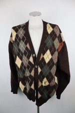 CONTE OF FLORENCE MAGLIONE CARDIGAN UOMO TG L MAN SWEATER CASUAL LOGO LANA