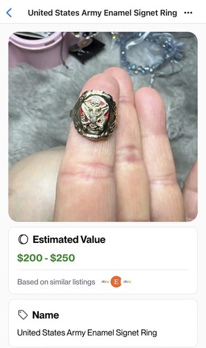 Anello sigillo smaltato - sigillo,