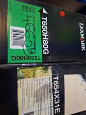 TONER Lexmark ORIGINALE T650/652/654/656 Toner T650A11E T650H80G