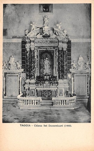 Cartolina taggia chiesa - cartolina, dei