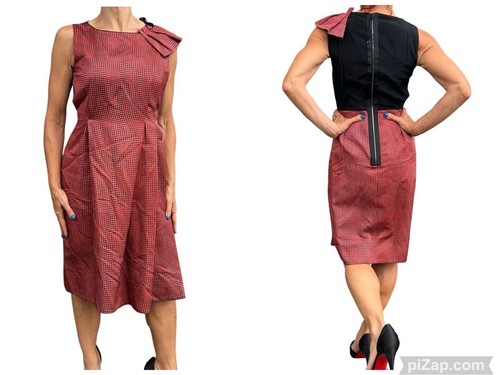 Abito rosso sportmax max - rosso,