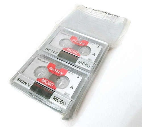 Sony microcassette mc60 - lot, 2