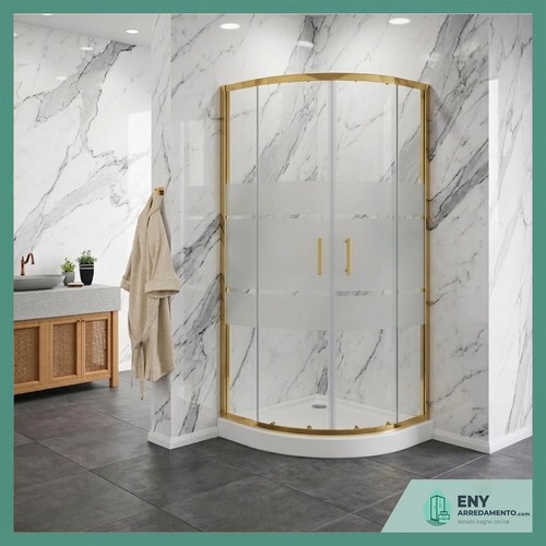 Box doccia semicircolare con