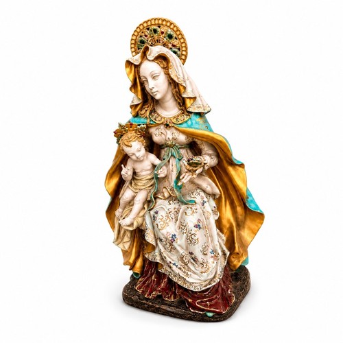Statua madonna bambino vintage - madonna,