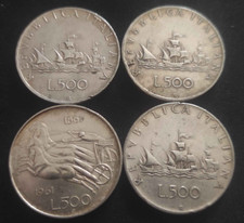 SILVER COINS 500 LIRE