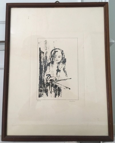 Litografia autore rolando - |,